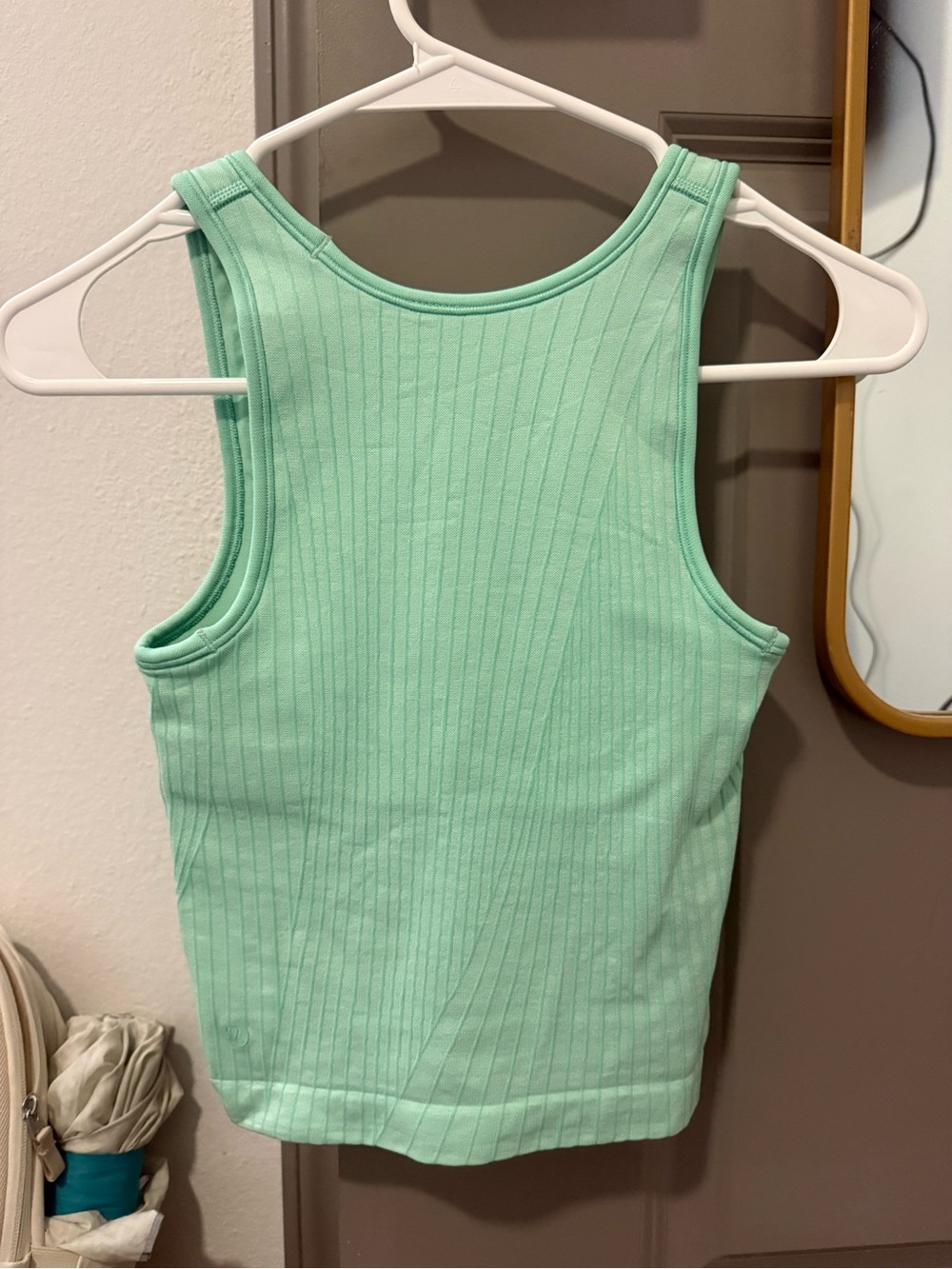 Lululemon Mint Ribbed Tank Top - Picture 2 of 3